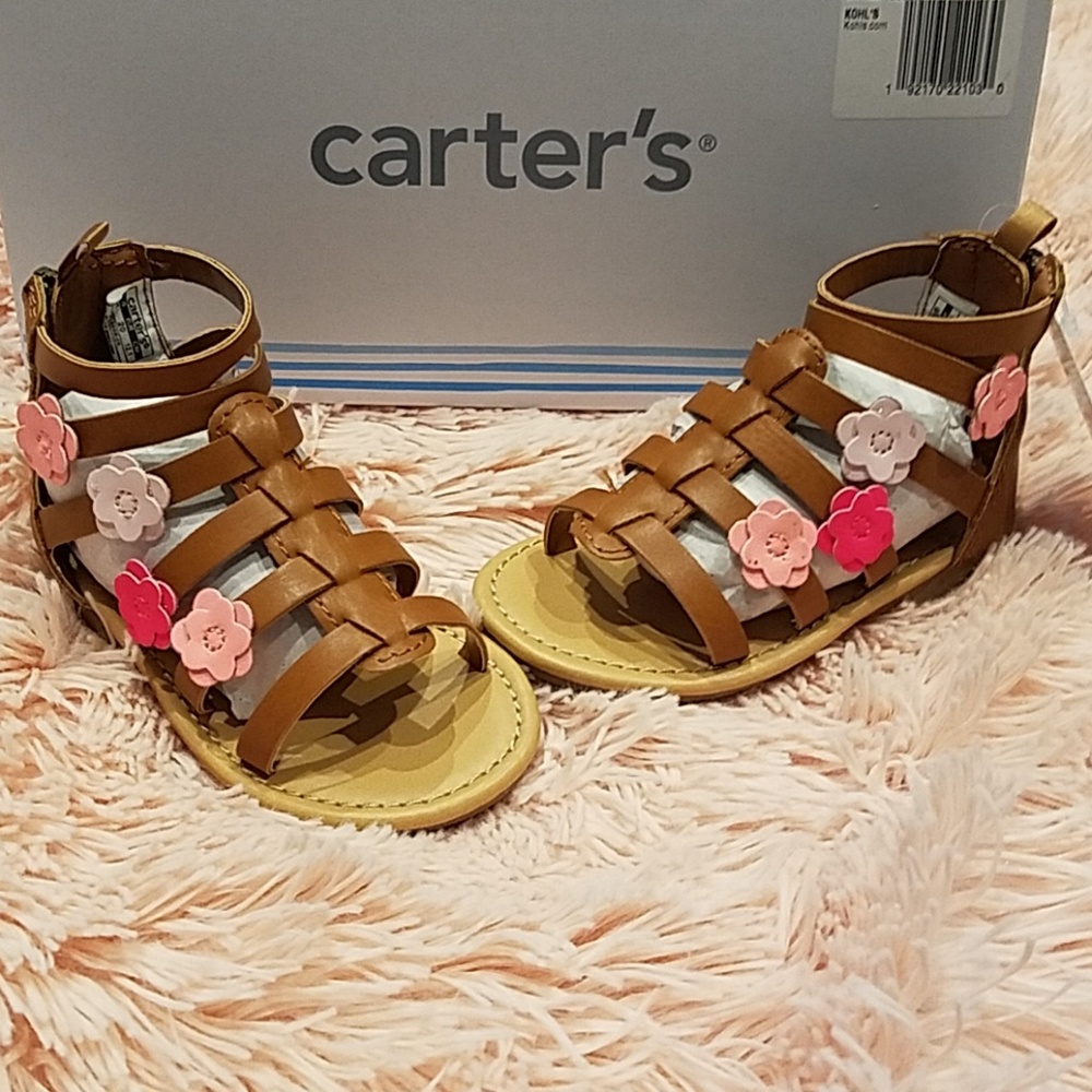 45. Gladiator sandles with flowers